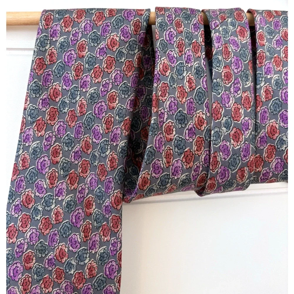 Classics Debenhams Floral Silk Tie Classic W 3.5